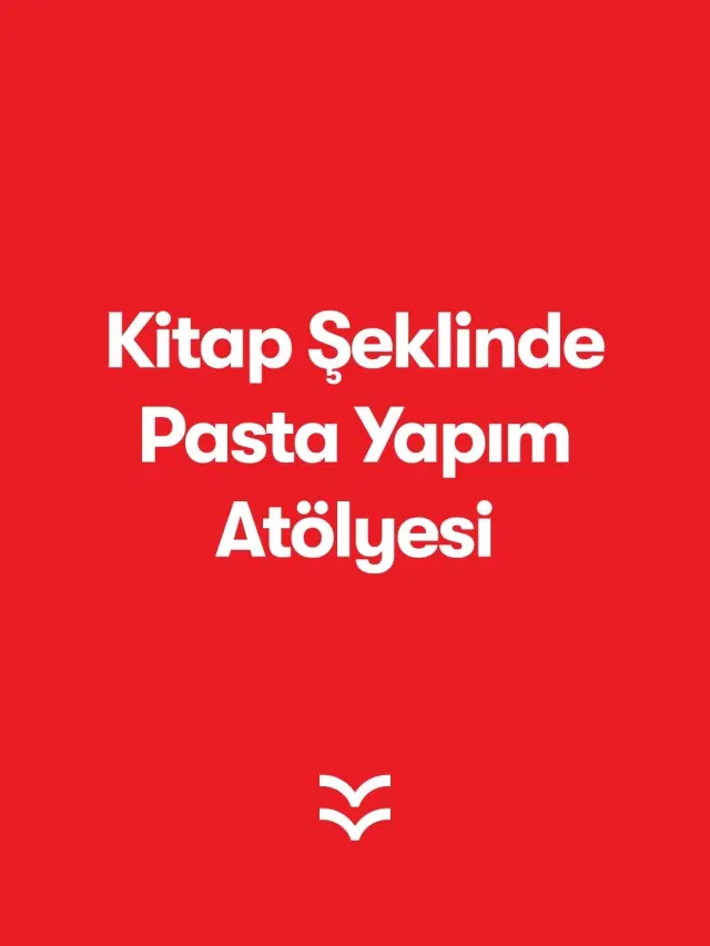 Kitap Şeklinde Pasta Atölyesi