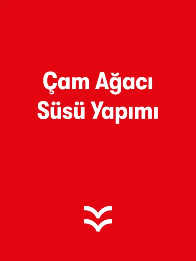 Çam Ağacı Süsü Yapımı