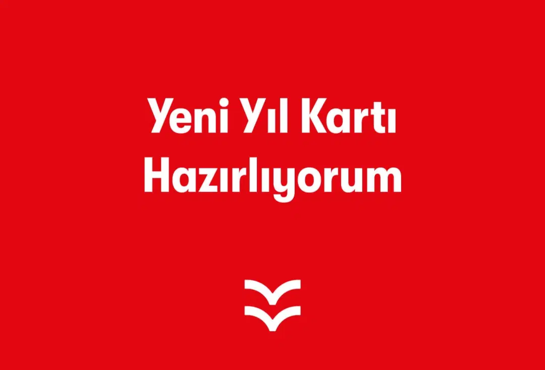 Yeni Yıl Kartı Hazırlıyorum
