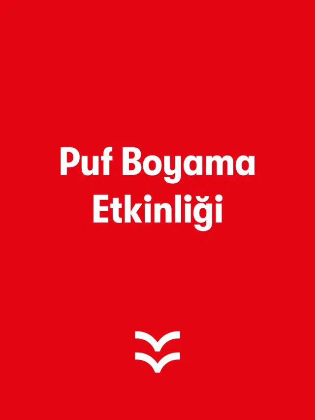 Puf Boyama Etkinliği