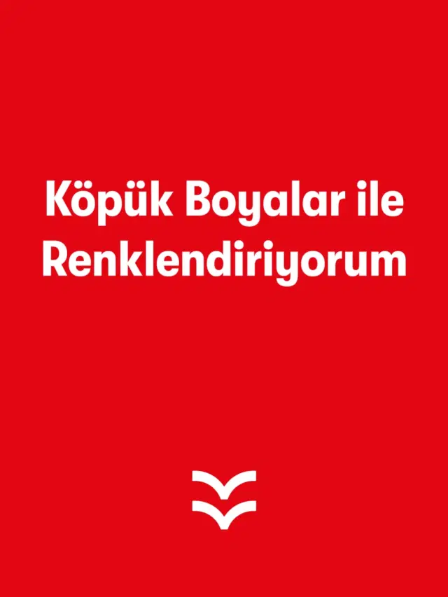 Köpük Boyalar ile Renklendiriyorum